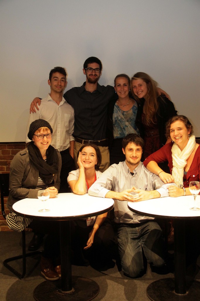 Adrienne, Prof. Ludwig, Ezra, Rachel (front f. l. t. r.), Santiago, George, Cassie, Katie (back row)