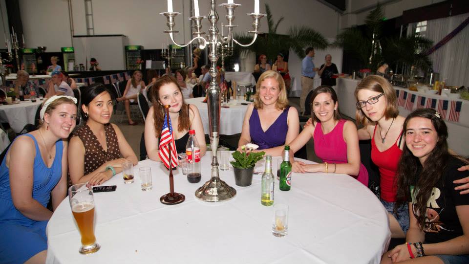 Janie, Tui, Lara, Verena Mertz (Program Coordinator), Christine (former OSA), Laura (former OSA), Margaret (from left to right)