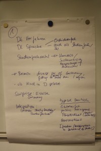 Student panel - summary of the talks with the students