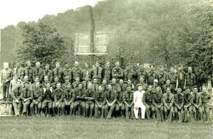 An undated photograph of the young CCC men at Camp Michaux, then known as Camp S-51-PA. Source: http://www.arcse.org/qCCCboys.htm