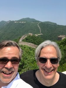 Chris Francese and Marc Mastrangelo at the Great Wall, May 26, 2019.