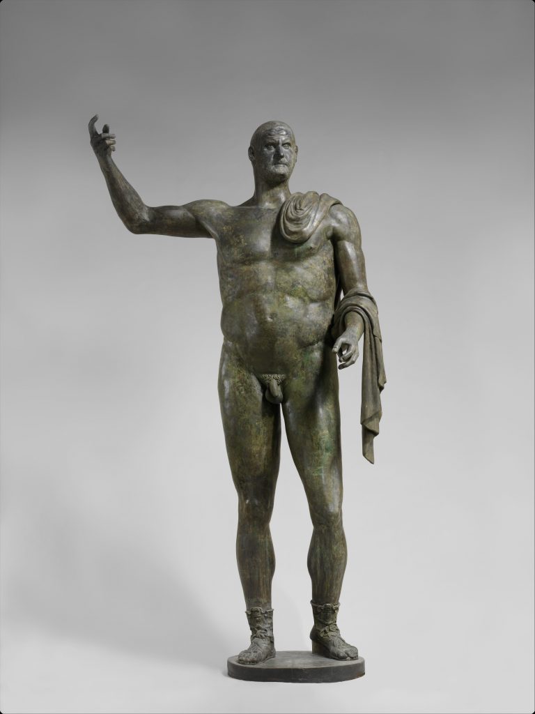 Bronze statue of the emperor Trebonianus Gallus A.D. 251–253