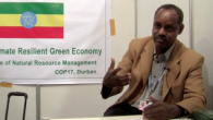 Mr. Negash Teklu from Ethiopia, Executive Director of Population, Health, Environment (PHE) Consortium Ethiopia and COP 17 Party Member to Ethiopia, discusses how climate change is affecting the environment in...