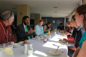 Dr. Pachauri with Dickinson COP17 delegation in Durban, South Africa, 2011