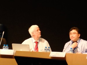 Andreas Fischlib (left) and Zou Li (right) are leading the Structured Expert Dialogue