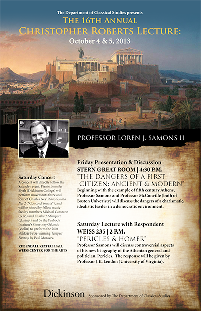 Roberts Lecture 16th Annual Poster P1