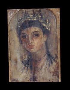 Mummy Portrait of a girl, AD 50-70, Roman Egypt. Image © The Trustees of the British Museum