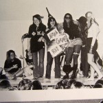 1972 pledge skit performed in the hub in front of school.