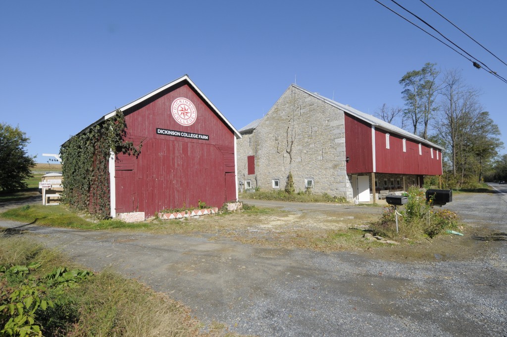 Farm Entrance: Corn Crib and Lower Barn