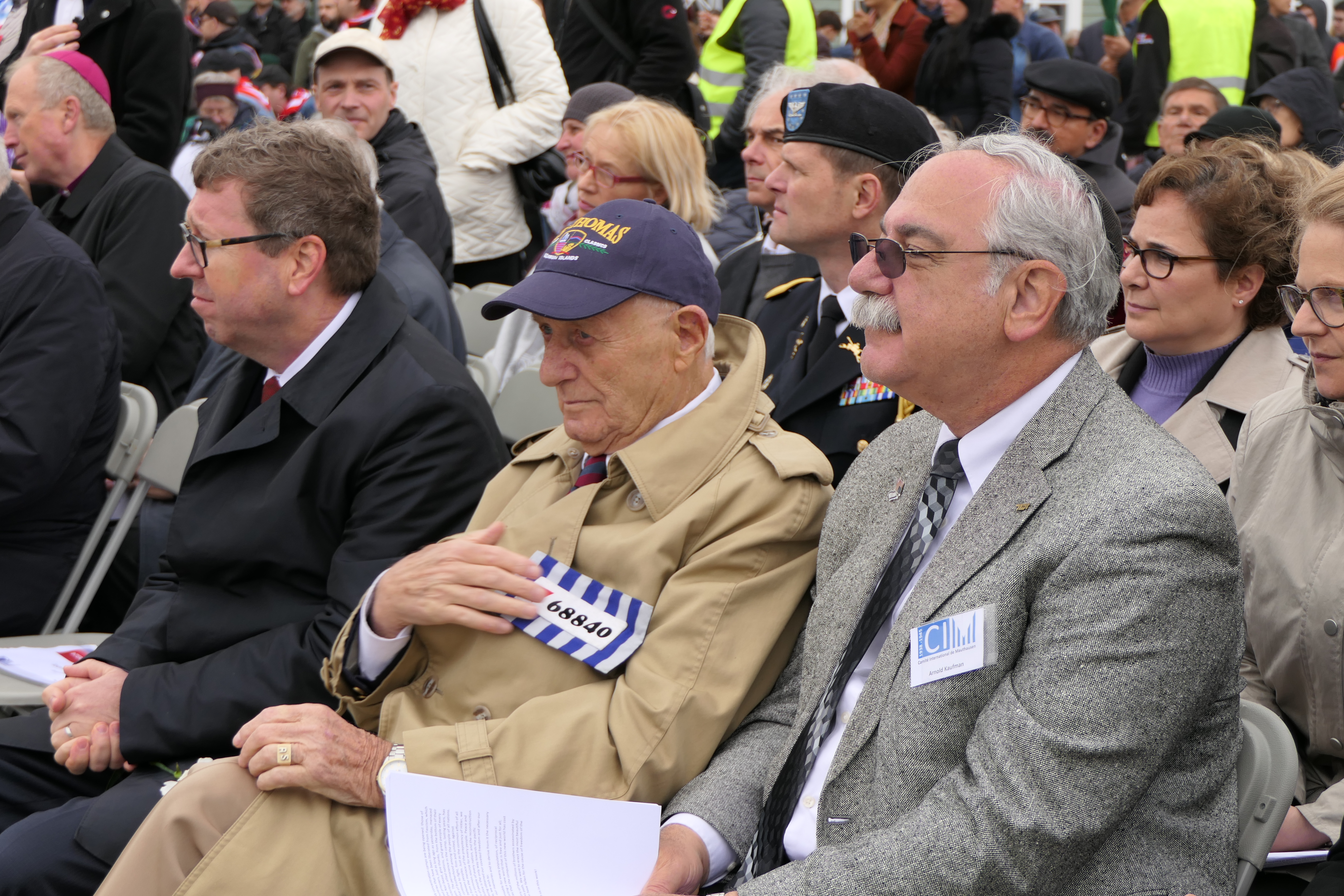 Members of audience at commemoration event