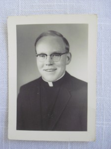 Photograph from 1969, one year after Father Joe was ordained a deacon.