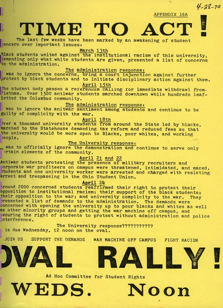 1970_OSU_Demonstrations_Flyers_Ad Hoc Com2