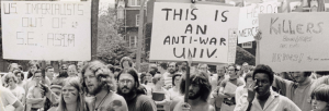 Example of antiwar movements across the nation's universities