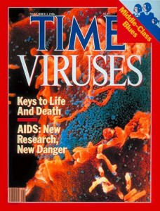 Time magazine cover on AIDS (1986)
