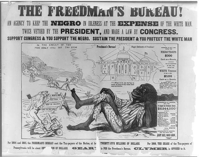 Freedmen's Bureau Cartoon