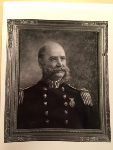 A photograph of what appears to be a painting of Benjamin Lamberton. 