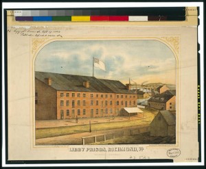 Print of Libby Prison Courtesy of the Library of Congress 