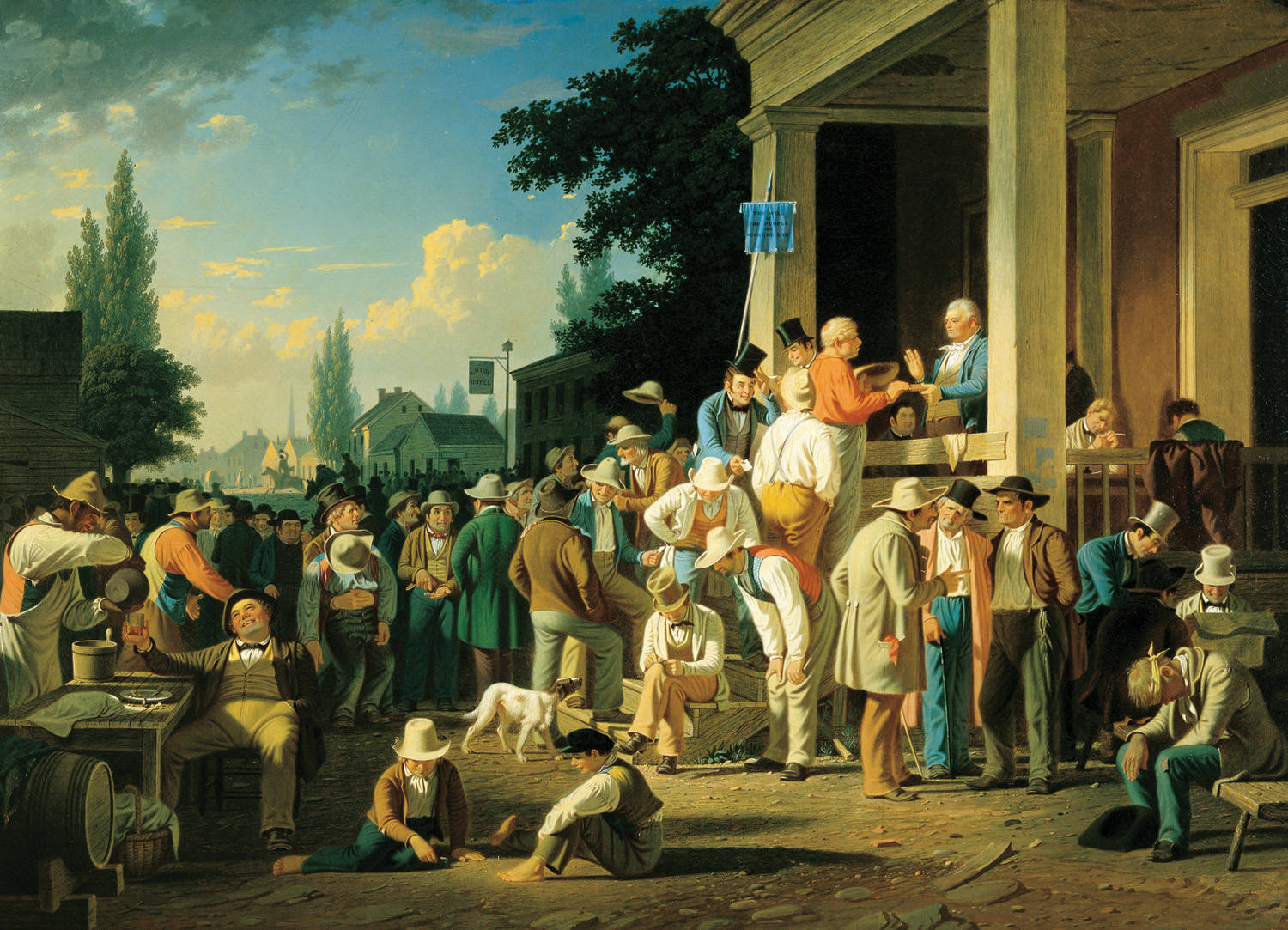George Caleb Bingham, "County Election" (1852) --Courtesy of St. Louis Museum of Art