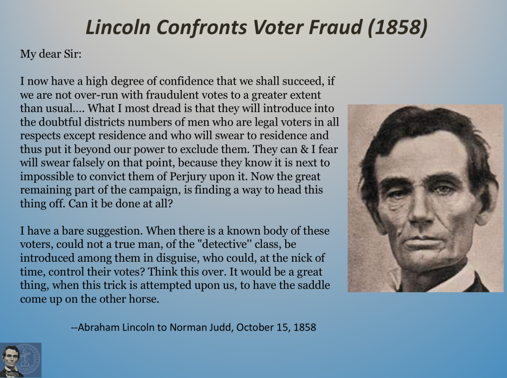 Lincoln 1858
