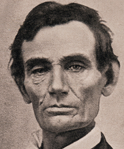 Abraham Lincoln in 1858
