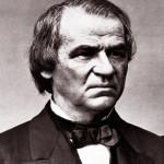 President Andrew Johnson: Anthony was fired from his post as Leavenworth Postmaster by Johnson in 1866 for disagreeing and refusing to support Johnson’s reconstruction policies. (Image courtesy, House Divided Project)
