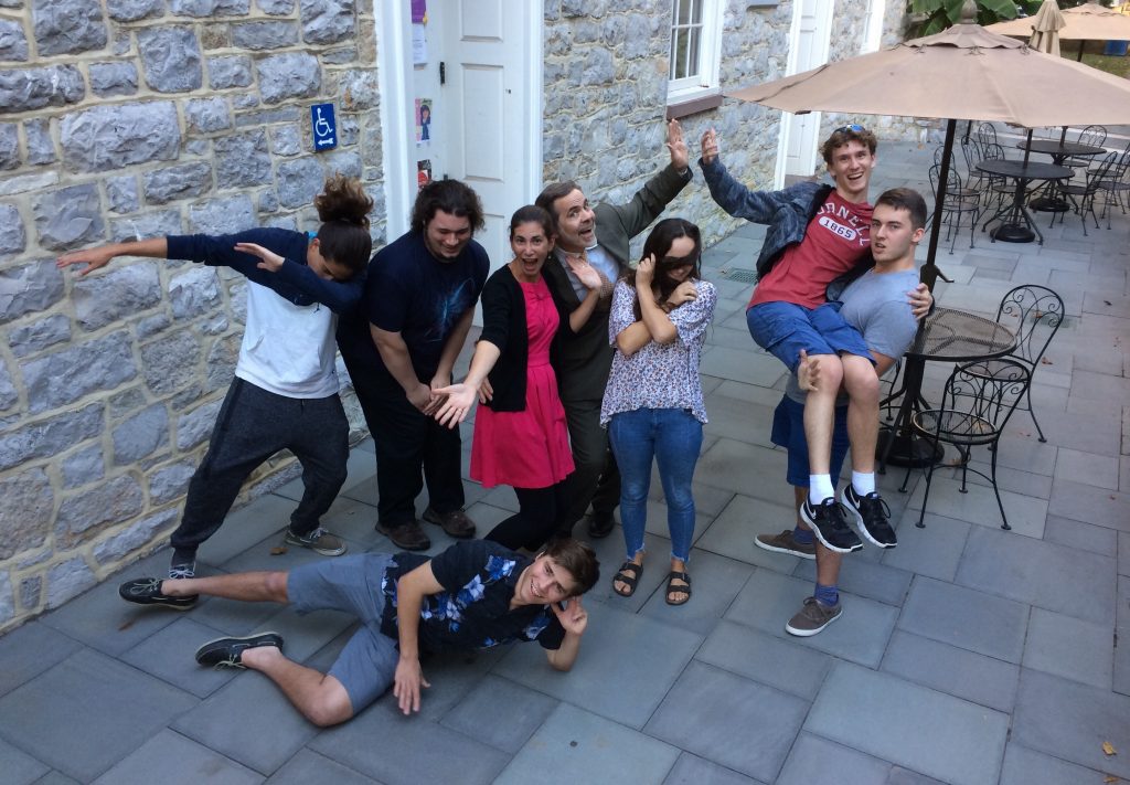 Photo of Latin club magistri in silly poses