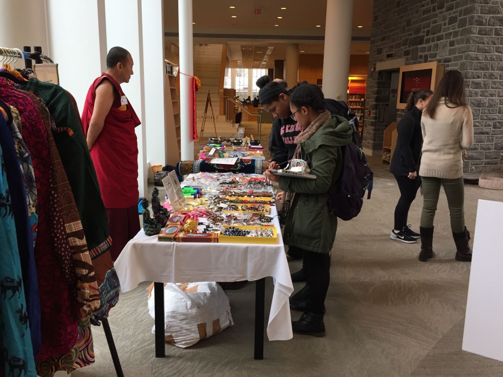 Merchandise from India and Tibet.