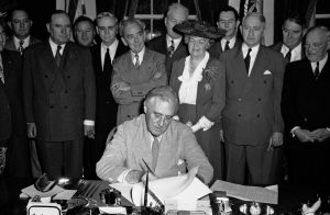 FDR Signing the GI Bill into Law