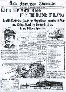 Battle Ship Maine Blown Up in the Harbor of Havana