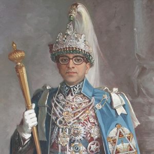 Official Portrait of King Mahendra
