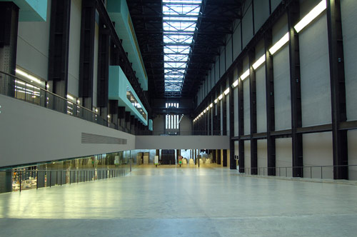 The entrance hall of the Tate Modern