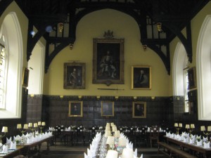 The Dining Hall at Oriel College
