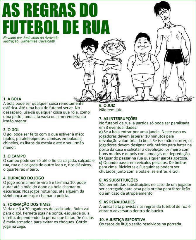 5ª aula de futebol regras