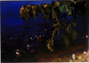 Irina, Acacia Branch Above the Sea 1908, inspired Scheherazade later