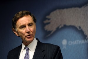 Chairman of HSBC bank Stephen Green makes a speech at Chatham House in London