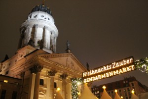 A Christmas market in Berlin
