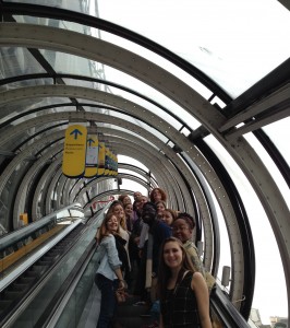 Les étudiants de Dickinson au Centre Pompidou