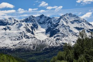 Glacier and Snow on Mountain