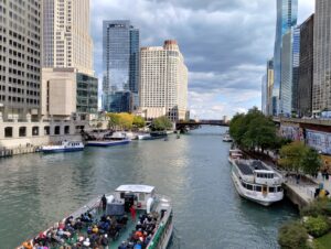 River view in Chicago