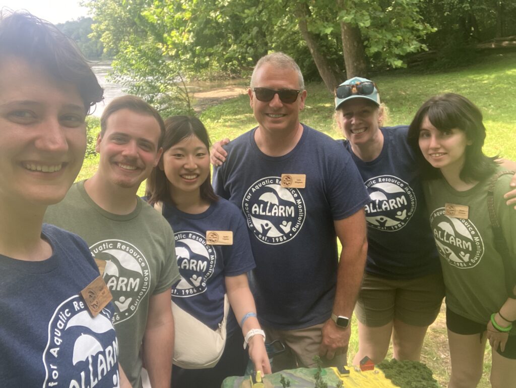 the ALLARM team takes a group photo while scouting out the location