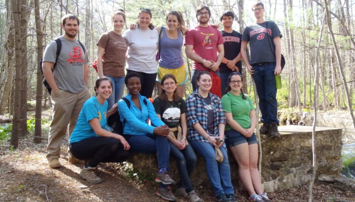 Students at Camp Michaux Spring 2015