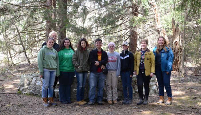 Students at Camp Michaux Spring 2014