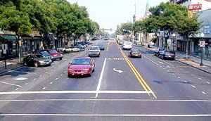 Back in Angle Parking in Pottstown, PA, courtesy of http://www.cumberlink.com/annual/2005/images/03-1.jpg.