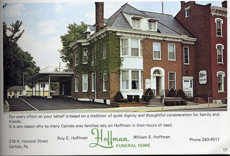 Hoffman Funeral Home, 1972