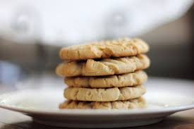 Photo of a stack of sugar cookies on a plate