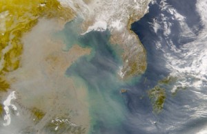 Air Pollution over China