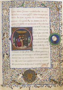 First page of the manuscript De questionibus Naturalibus, made for the Catalan-Aragonese crown.
