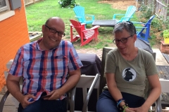 Andrew Fenton and Jane Brinley