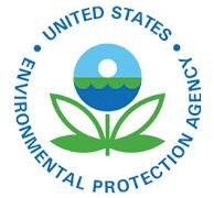 Official seal of the EPA - a two-leafed flowered with a stem is encircled by "United States Environmental Protection Agency"