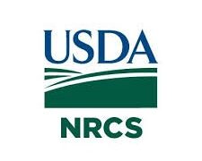United States Department of Agriculture and Natural Resources Conservation Service Logo - USDA is hovering over green hills and NRCS is written below
